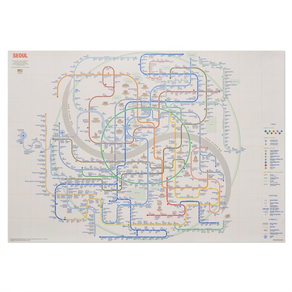 Railway Poster - Seoul White